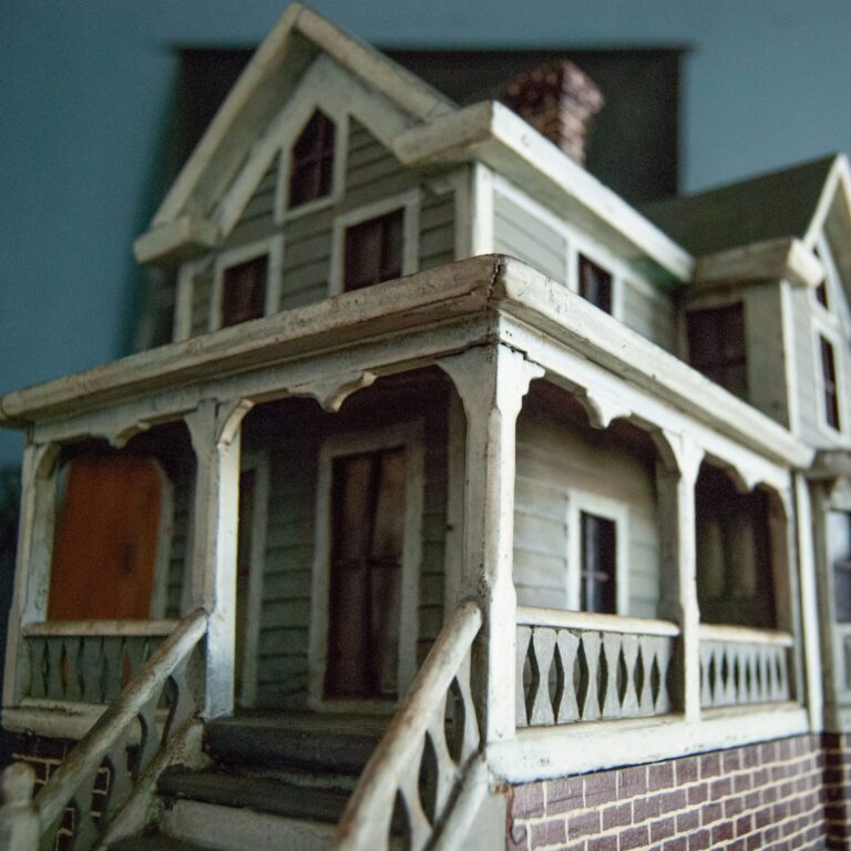 miniature folk art building