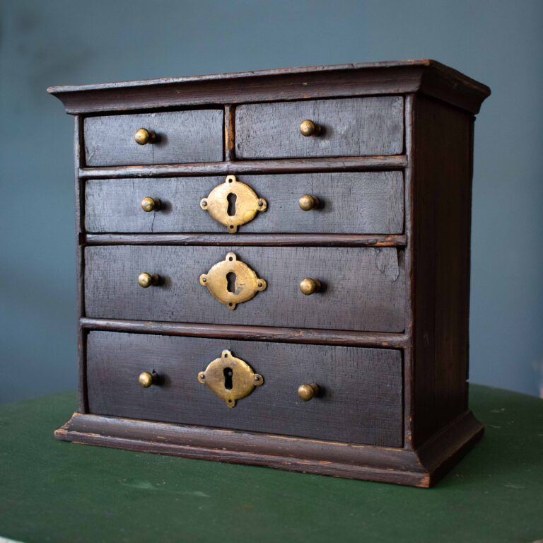 Miniature William and Mary Style Chest of Drawers