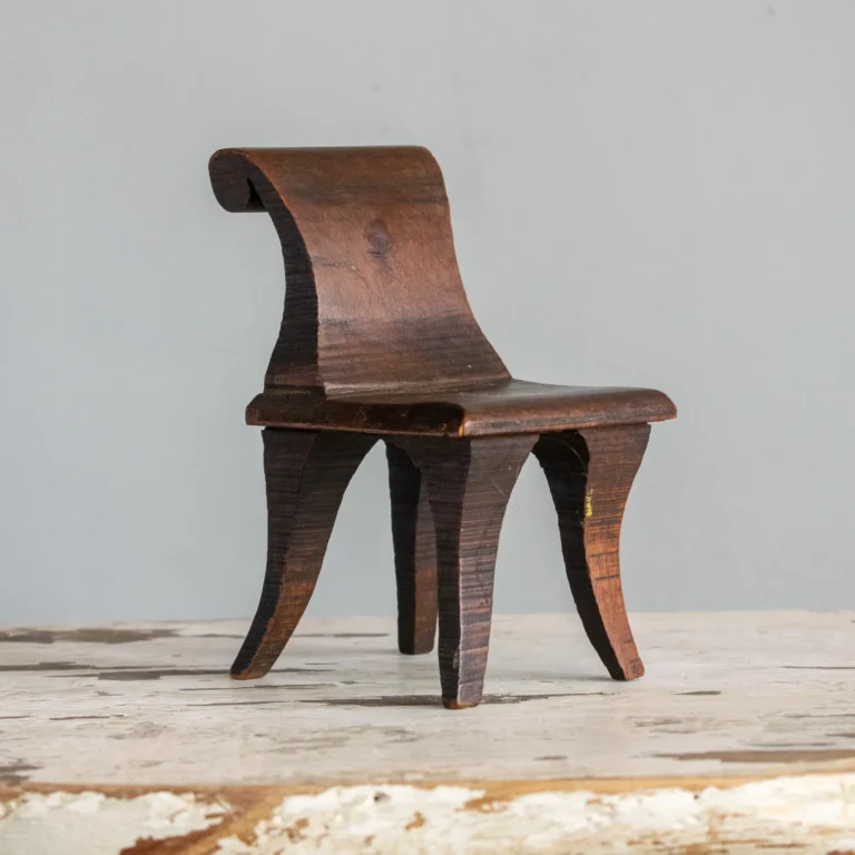 Carved Miniature Empire Side Chair