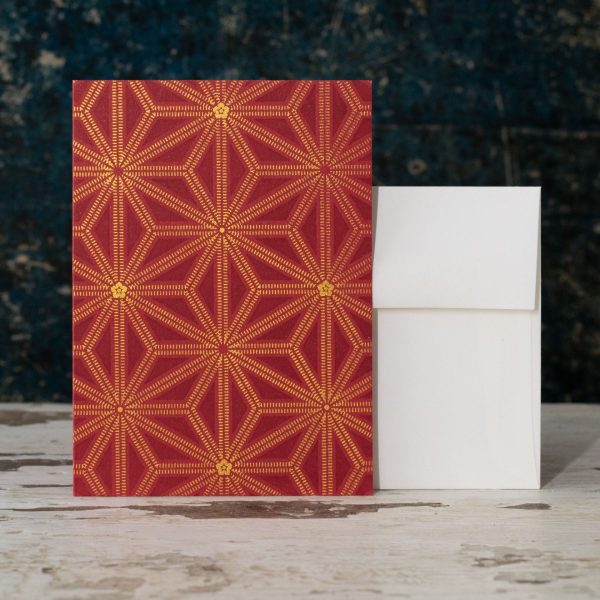 St-Germain, Dark Red and Metallic Gold on Red - Image 4