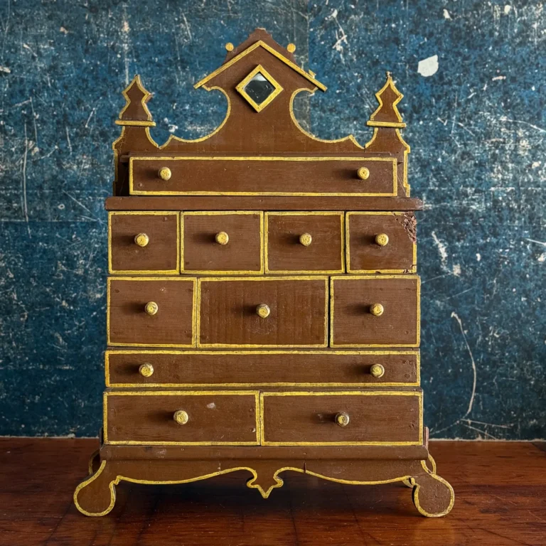 folk art valuables chest