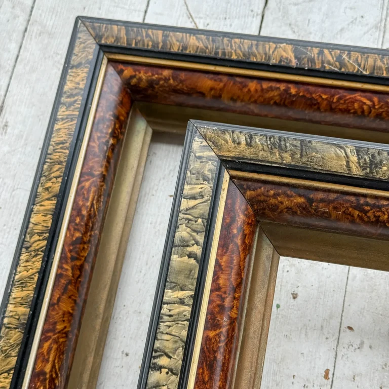 Detail: Eastlake Picture Frame Pair