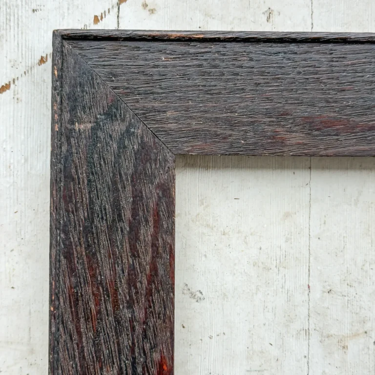 Detail: ebonized oak picture frame