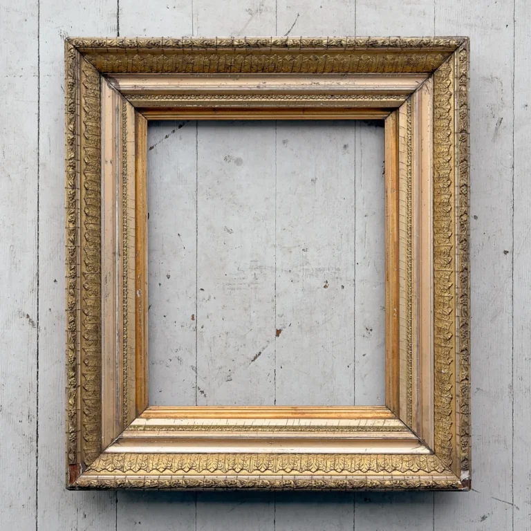 Antique Gilt Composition Picture Frame, 10×12
