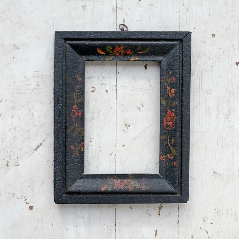Carved & Paint-Decorated Frame, Floral, 1830s–40s