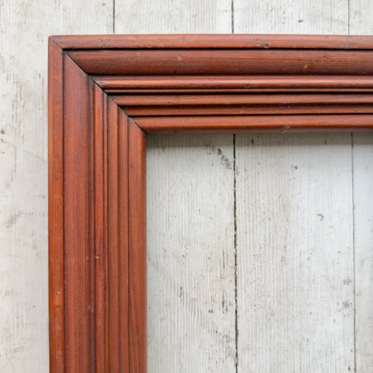 detail: antique carved picture frame