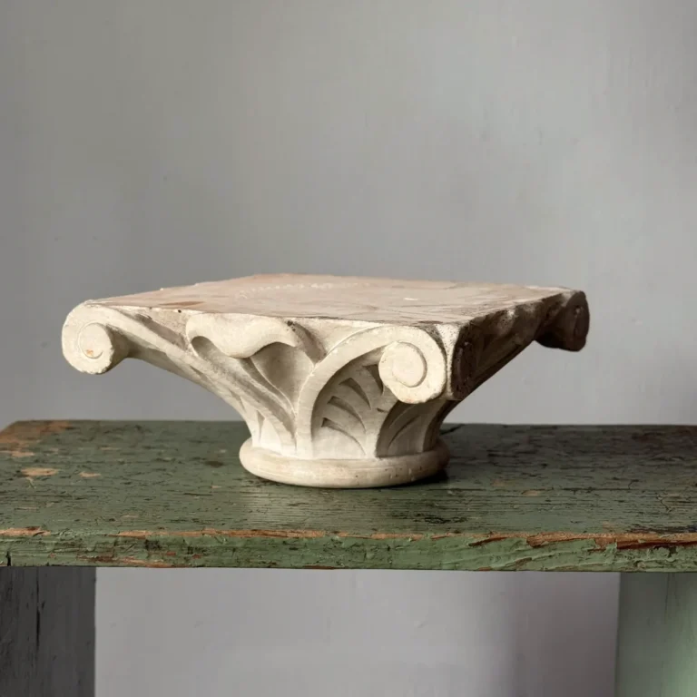 carved marble capital